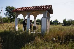 Ohel cadyka Uri Fajwla syna Aharona na cmentarzu ydowskim w Dubience