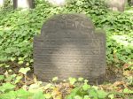 cmentarz żydowski w Gliwicach - nagrobek