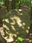 Macewa z cmentarza żydowskiego w Kałuszynie, znajdująca się w skansenie przy Szkole Podstawowej w Groszkach Nowych 