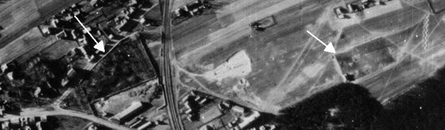 Cmentarze żydowskie w Mielcu na zdjęciu lotniczym z 1942 roku