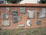 Osieczna - lapidarium przy cmentarzu żydowskim