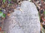 cmentarz żydowski w Seroczynie - macewa