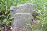Fragment macewy na cmentarzu żydowskim w Sierpcu
