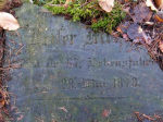 Skarszewy - nagrobek Leysera Meyera na cmentarzu żydowskim