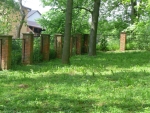 Ogrodzenie cmentarza ydowskiego w Zawichocie